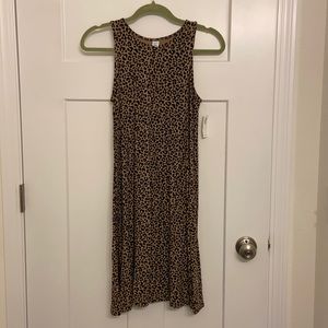 Jersey cheetah dress